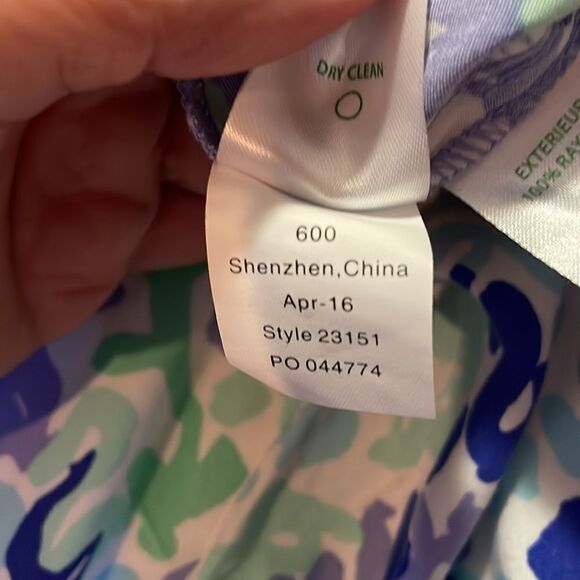 Lilly Pulitzer Emiko Lilly’s Lilac Strapless Rayon Jumpsuit - Picture 11 of 11